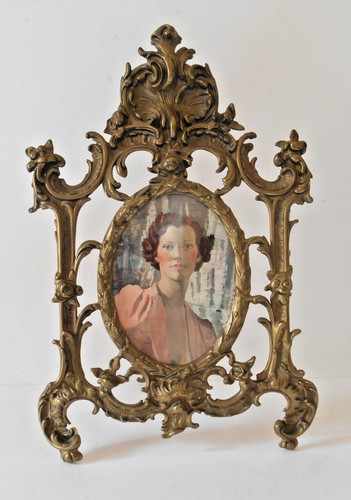 Vintage cadre photo en - .,