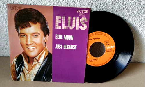 45t elvis presley blue - ep,
