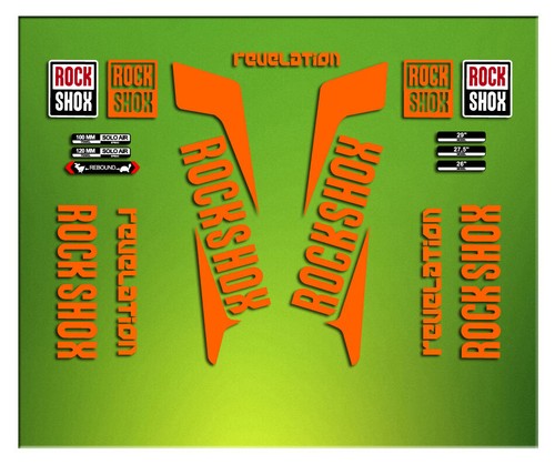 Autocollants fourche rock - fourche,