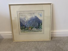 Superbe aquarelle vintage