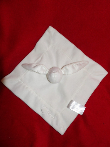 Doudou plat lapin blanc - doudou,