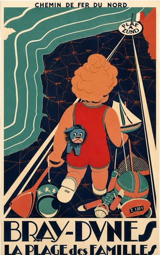 Affiche poster bray dunes - affiche,