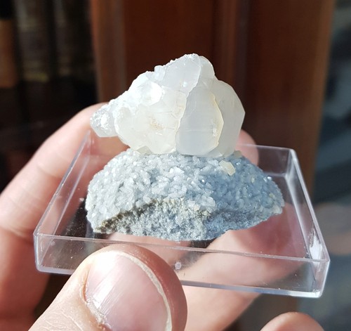 Calcite sur dolomie trimouns - calcite,