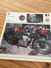 FN 500 cm3 M11 1937 Carte moto