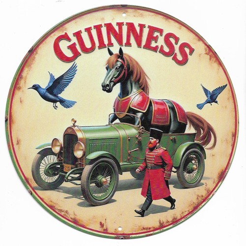 Plaque metal guinness - plaque,