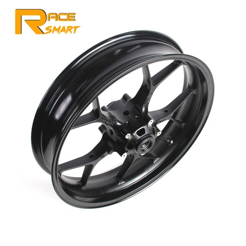 Glossy black front wheel - glossy,