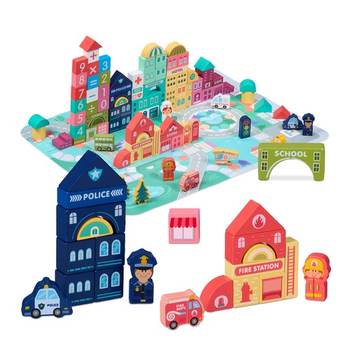 Blocs construction ville - blocs,