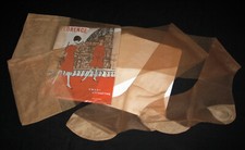 BAS VINTAGE PJ FLORENCE T 3 (79 cm) MARRON NYLON MESH LINGERIE SEXY GLAMOUR