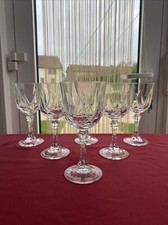 6 verres à eau cristal