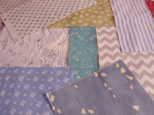 Lot petits coupons - coupons, tissu