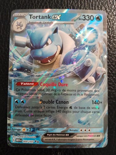 Carte pokémon tortank - carte,