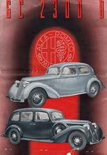 1938 ~ ALFA ROMEO 6C 2300 B ~ Brochure ~ 382 2-1938-XVI English