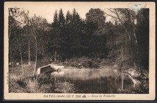 Old postcard Bayel, Sous la Tonnelle 