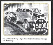 1993 -- Volkswagen Beetle. 5000th BUBELWAGENT TYPE 82 WOLFSBURG . 3X187