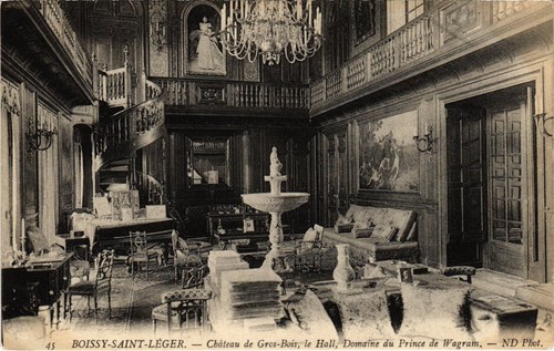 Cpa boissy leger chateau - st,