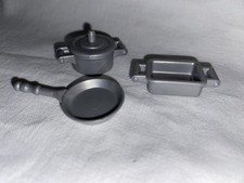Playmobil kitchen battery pan