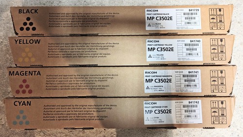 Lot toners ricoh c3502e - lot,