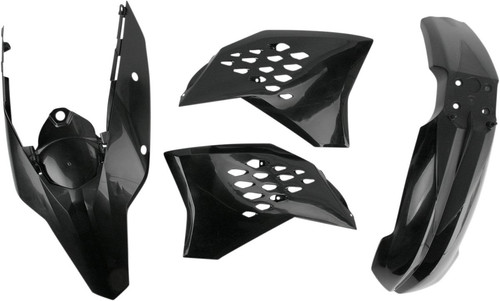 New acerbis black plastic kit - new,