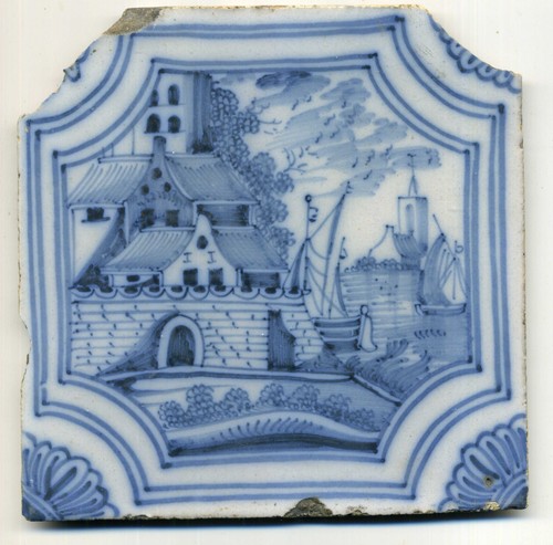Carreau ancien delft - de,