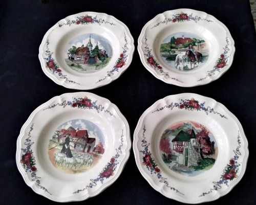 Assiettes creuses en - 4,