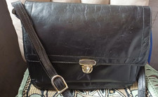 sac en cuir rétro vintage