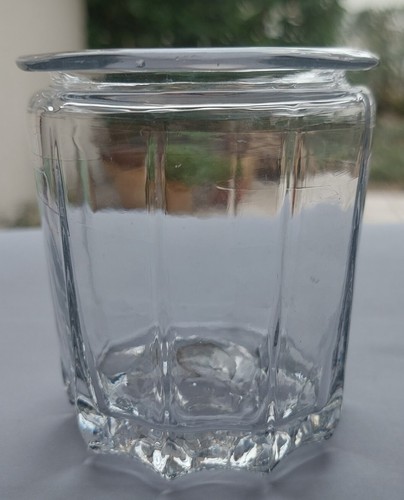 Pot verre ancien a - pot,