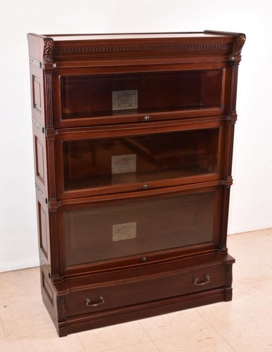 Antique mahogany four - antique, section