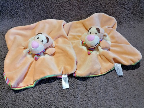 Doudou plat tigrou jaune - plat,