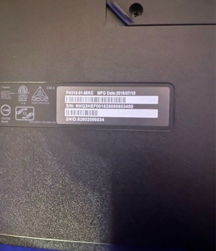 Portable gamer acer - pc,