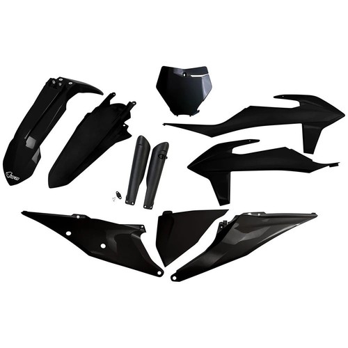 Ufo black plastic kit - plastic, set