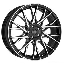JANTES ROUES DOTZ FUJI DARK 7.5X18 4X100 BLACK/POLISHED F1S