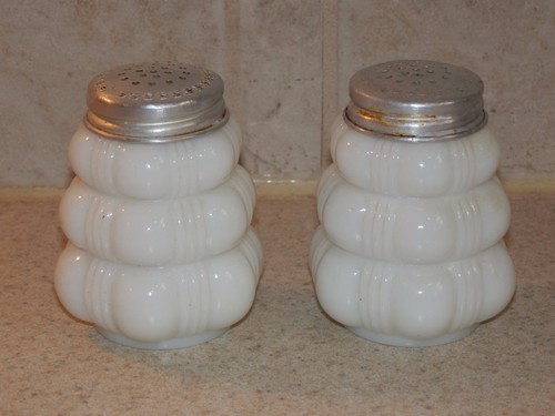 Vintage milk glass salt - vintage,