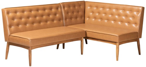 Riordan tufted tan piece - tan, 2-piece