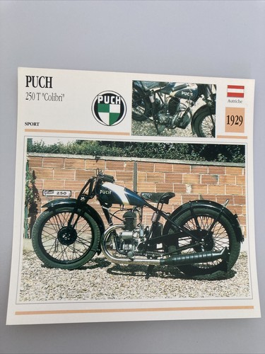 Puch 250 colibri 1929 carte - 250,