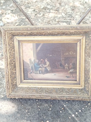 Tableau ancien huile sur - tableau,