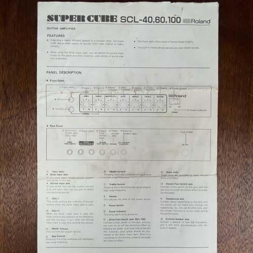 Vntage roland super cube - roland,