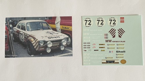 Decal ford escort gr2 - escort,