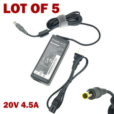 Lot of 5 Genuine Lenovo Power Adapter 90W for Laptop X60 X61 X200 X201 X301