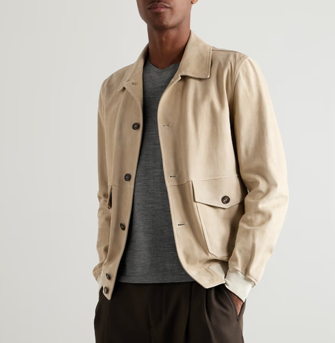 Veste cuir blanc homme - en, pur