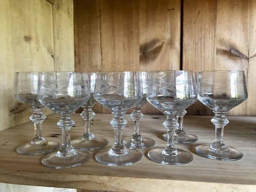 Lot verres vin cuit - verres, à