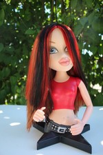 bratz rock angelz funky fashion makeover head MGA 2002