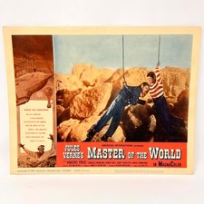 1961 Master Of The World Original Movie Lobby Card No.3 Jules Vernes Vince Price
