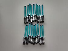 Lot of 18 Lego Blue Star Wars Lightsabers - Mint Condition - Real Lego 