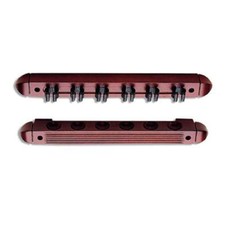 Porte queue billard portes queues mural acajou 6 clips