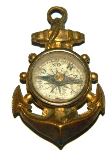 Pendentif ancre marine - de, fin