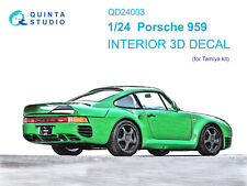 Quinta Studio 1/24 Porsche 959 Intérieur coloré et imprimé en 3D (Tamiya)