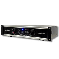MUSYSIC Amplifier 2 Channel 4500 Watts Professional Power Amplifier, DJ Stereo