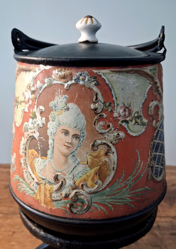 Boite biscuit tole - a,