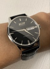 TISSOT VISODATE Heritage Automatic Watch Elegant Dolphin Hands 40mm