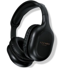 Azzaro Black Casque Bluetooth Wireless Headphones 3d Surround Sound